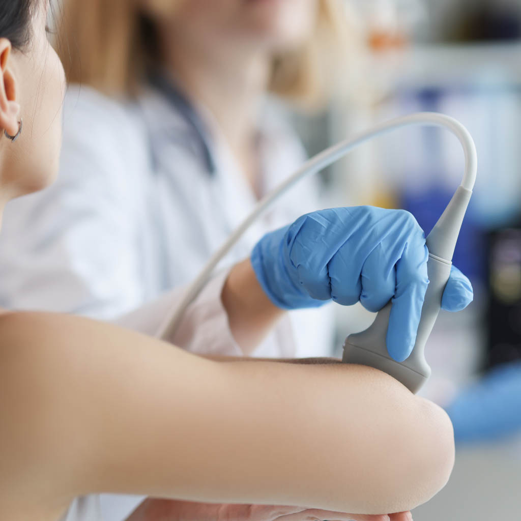 USG łokcia i stawu łokciowego