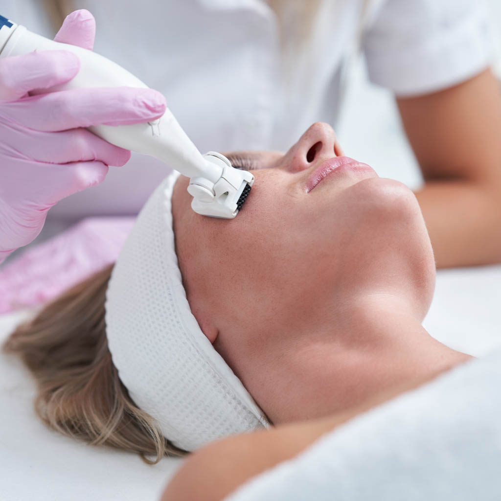 wodorowe oczyszczanie skory twarzy - OT CO