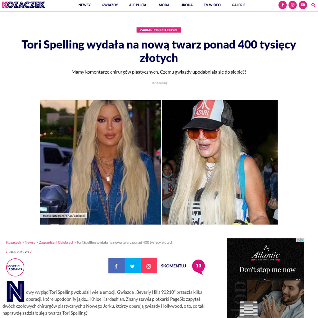 kozaczek tori spelling - OT CO
