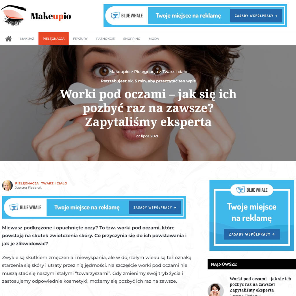 makeupio worki pod oczami - OT CO